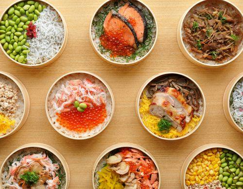 冬季限定　会津わっぱ飯朝食