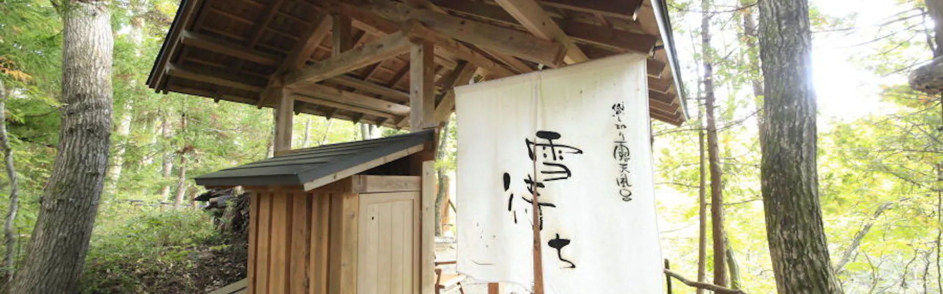 温泉山荘だいこんの花