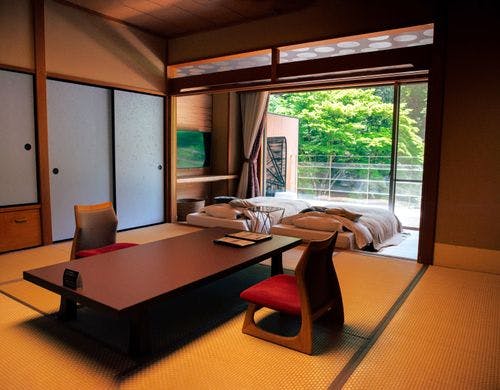 半露天風呂温泉付客室