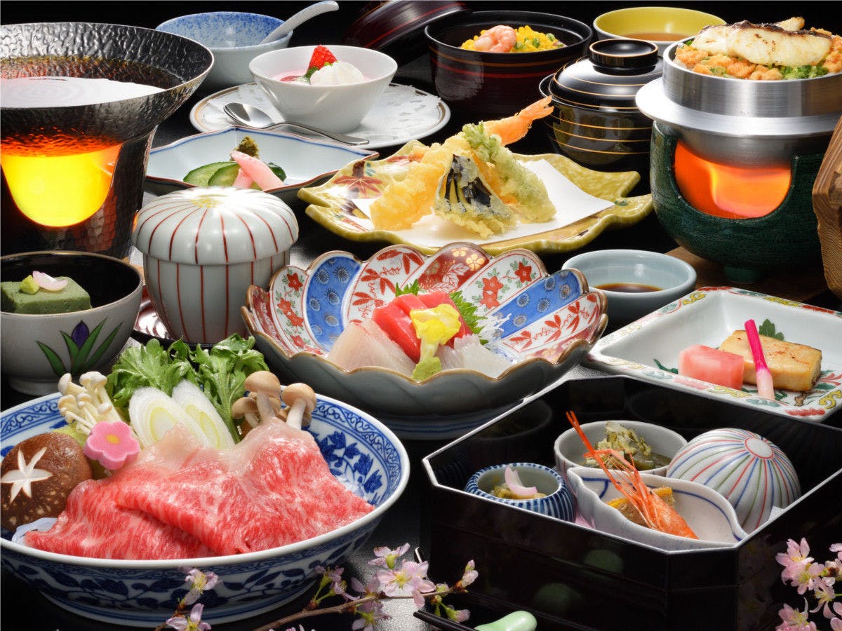 Contoh hidangan Jepang musiman