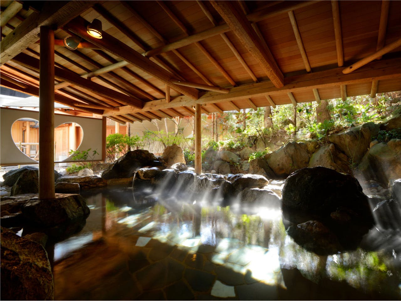 月宮殿露天岩風呂