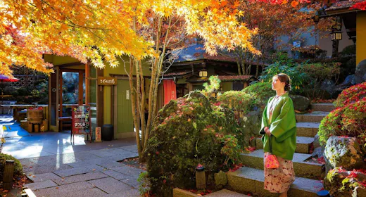【10月25日~11月15日】鐘山苑・紅葉まつり!日本の秋を楽しむプラン(ナイトラウンジ&色浴衣付)