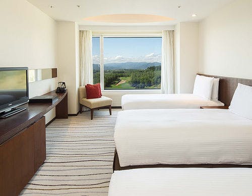 冬デラックスファミリールーム羊蹄山ビュー