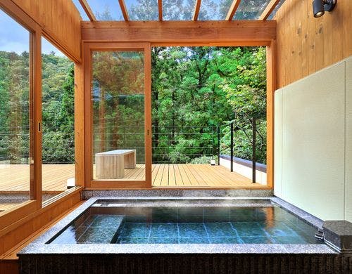 【月】最上階展望露天風呂付和洋室