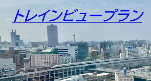 【ファミリーにオススメ】新幹線が見える!トレインビュープラン(添い寝無料・レイトアウト付)