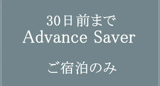 【30日前までのご予約】Advance Saver ご宿泊のみ