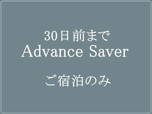 【30日前までのご予約】Advance Saver ご宿泊のみ
