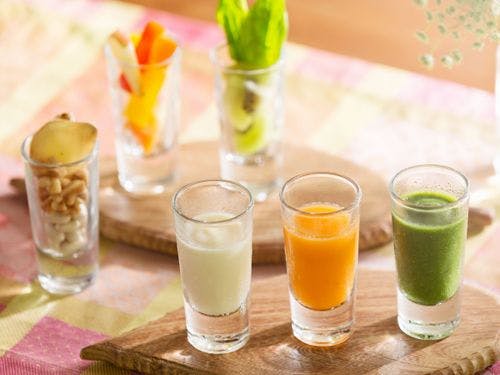 野菜で作ったノンアルコールドリンク