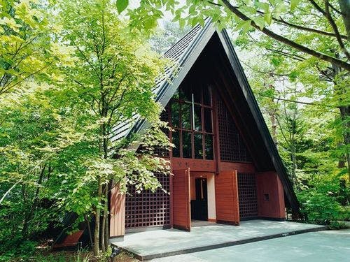 歴史ある軽井沢高原教会
