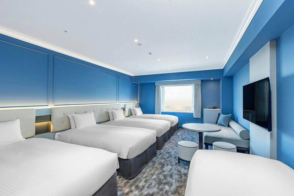 Guest room at Oriental Hotel Tokyo Bay