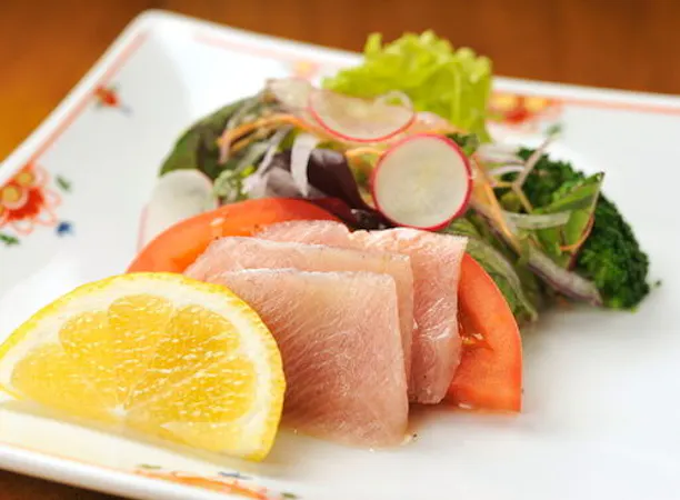 地魚の一品!「カルパッチョ」