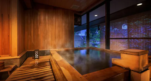 ■源泉かけ流し展望風呂の一例■