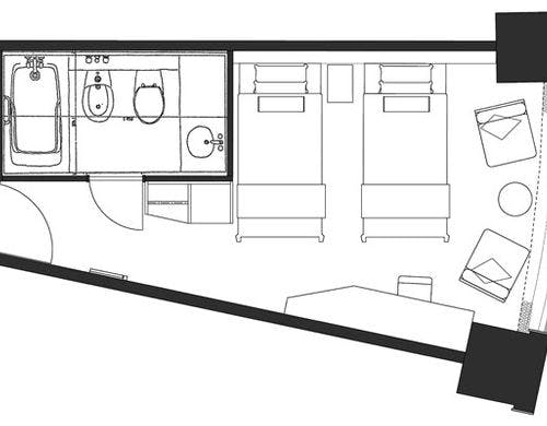 スカイビューツイン（21.4平米）昼