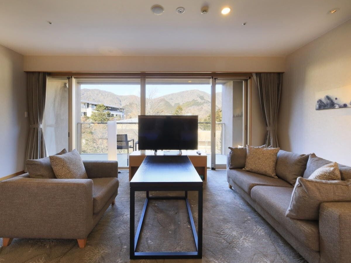 ห้องพักสไตล์ตะวันตกพร้อมน้ำพุร้อนในตัว・วิวสวน