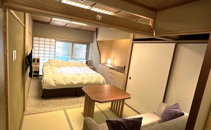 【素泊り】ベッドの和モダン客室でステイプラン　2024年2月リノベーション完了！！