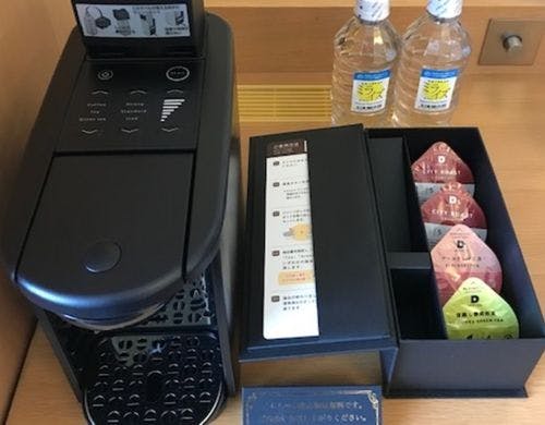 ドリップコーヒーマシンを全客室に導入