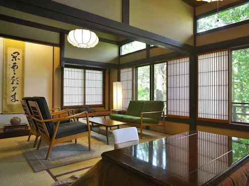 【บ้านพักบนภูเขา】ห้องพักสไตล์ญี่ปุ่นโมเดิร์นระดับสี่ดาว