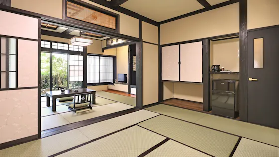 露天風呂付【2間の和室】【静和】