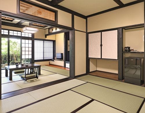 露天風呂付【2間の和室】【静和】