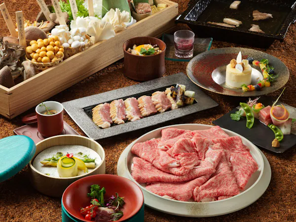 【早割120】早めのご予約がおすすめ!120日前早期予約プラン/しゃぶしゃぶ「和牛・鴨肉」コース