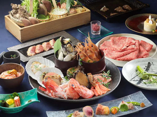 【早割7】早めのご予約がおすすめ!7日前早期予約プラン/しゃぶしゃぶ「和牛・鴨肉・海鮮」コース