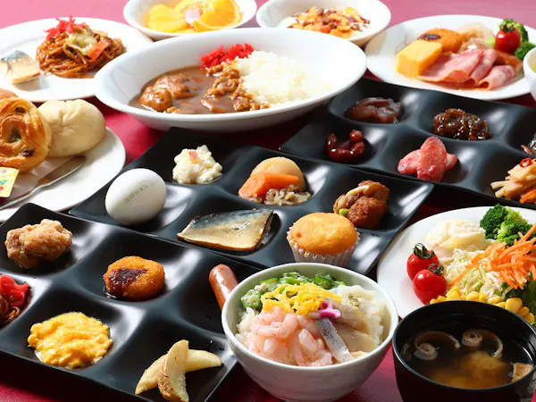 【野球試合日‐朝食付】「絶景」×30種類食材の贅沢ビュッフェ×天然温泉