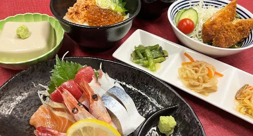 【2食付‐選べる御膳~春夏~】21時半までチェックインOK!【お造り御膳orちょい飲みセット】