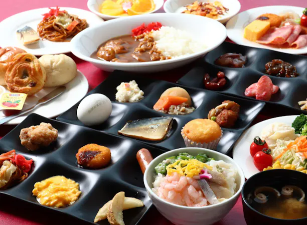 【朝食】和洋のメニュー豊富なビュッフェ