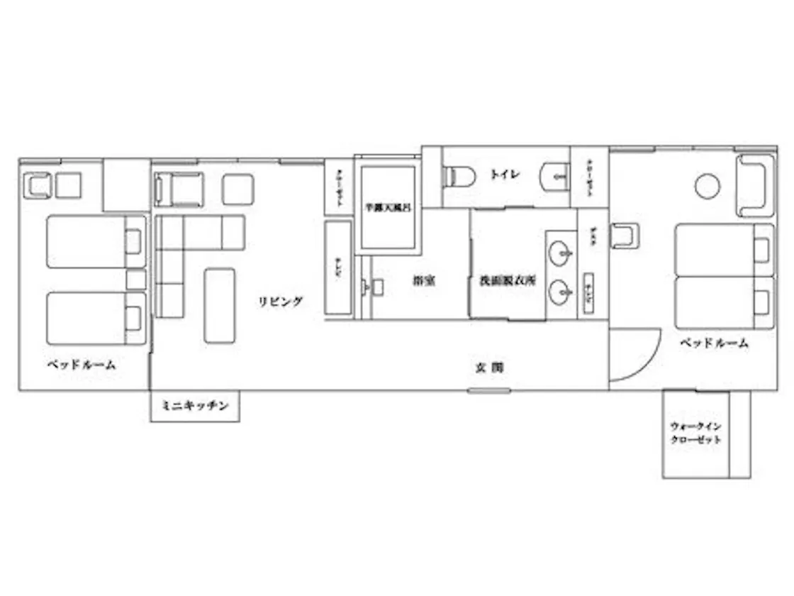 【桜客室】間取り図