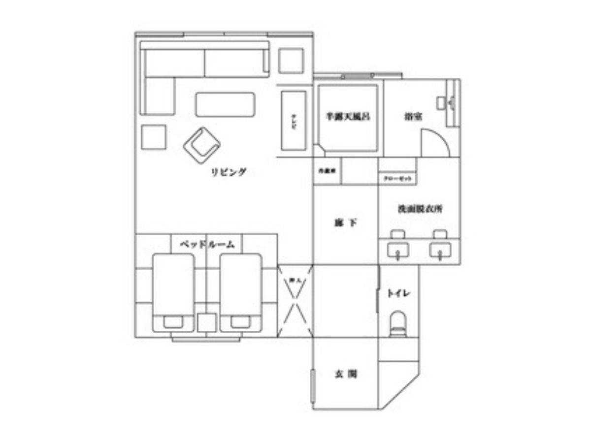 【鈴蘭　間取り図】