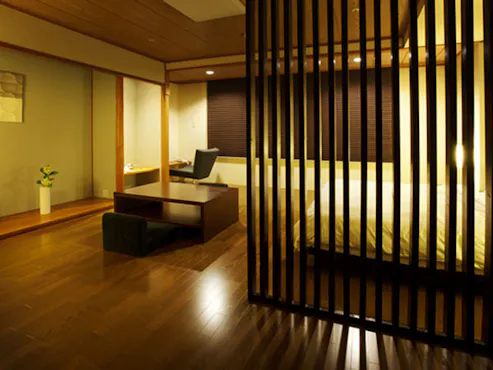 ห้องพักเตียงคู่สไตล์ญี่ปุ่นโมเดิร์น