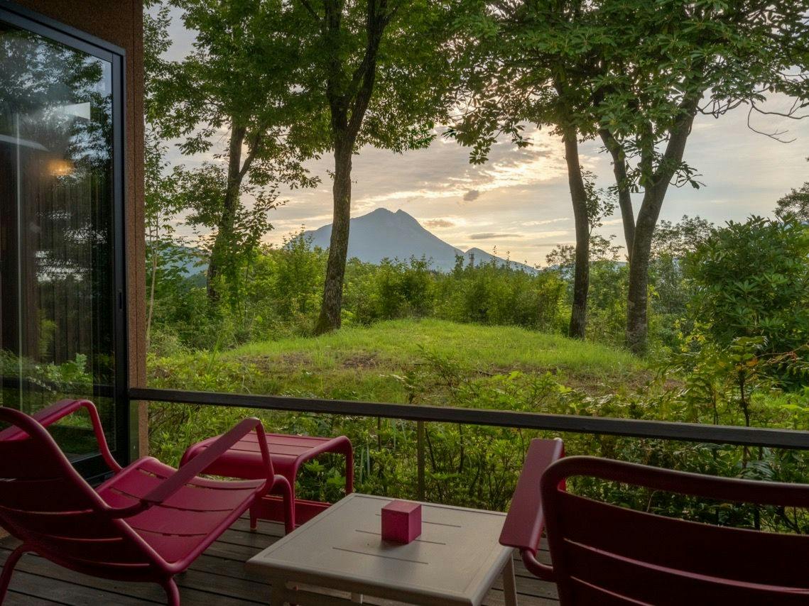 お部屋からは絶景の湯布院・由布岳が一望！