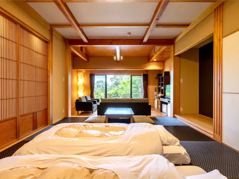 We have prepared the futon in advance.