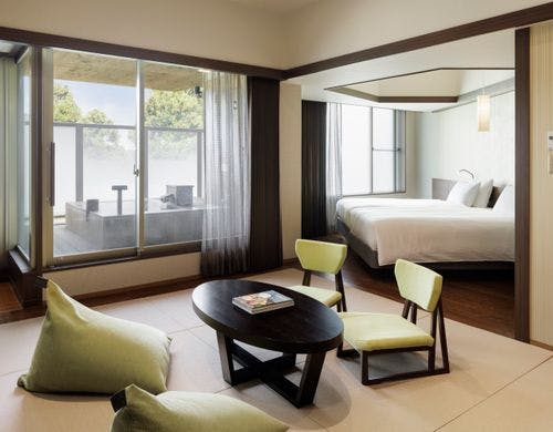 温泉露天風呂付プレミアルーム・和洋室