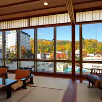 Một ví dụ về phòng kiểu Nhật tại Unshouan (Mùa thu)