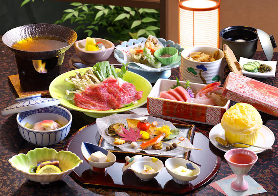 草津温泉 望雲 料理一例