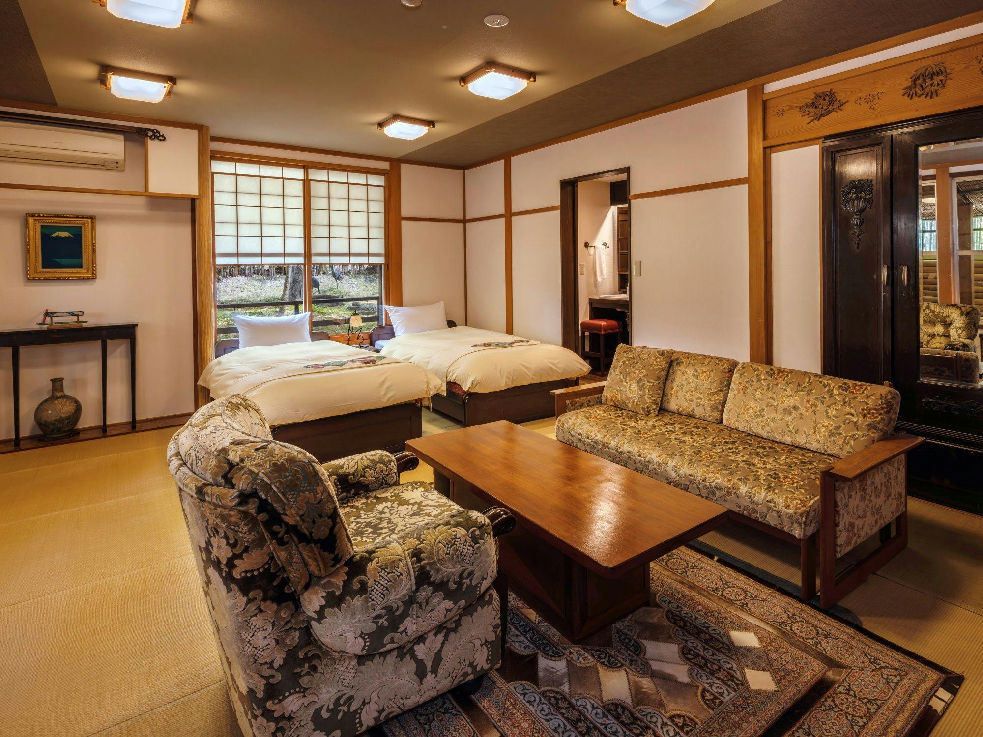 【Laroom】和室で畳ベッドのツインルーム