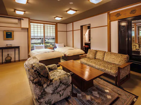 【Laroom】和室で畳ベッドのツインルーム