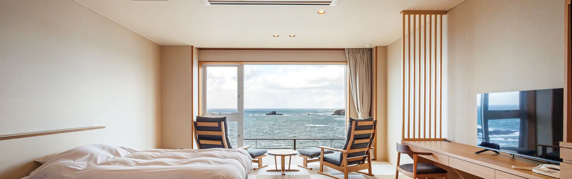 海と入り陽の宿 帝水 秋田男鹿半島 戸賀湾を見下ろす絶景の温泉旅館