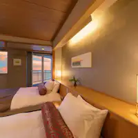 「夕やけこやけ」(海側和室ツインベッド)