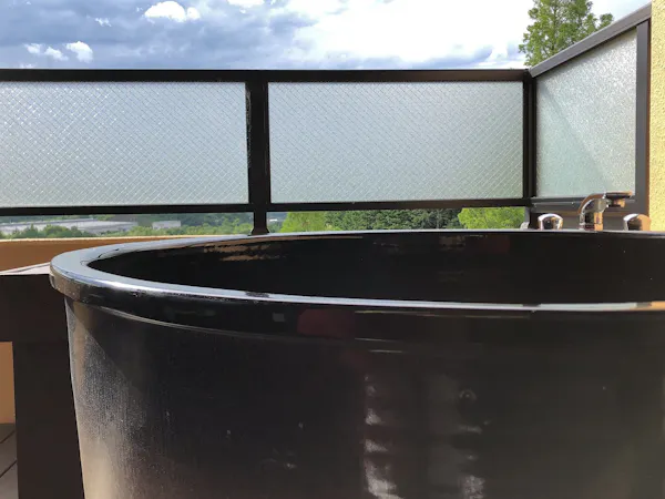 お部屋の露天風呂一例(沸かし湯です)