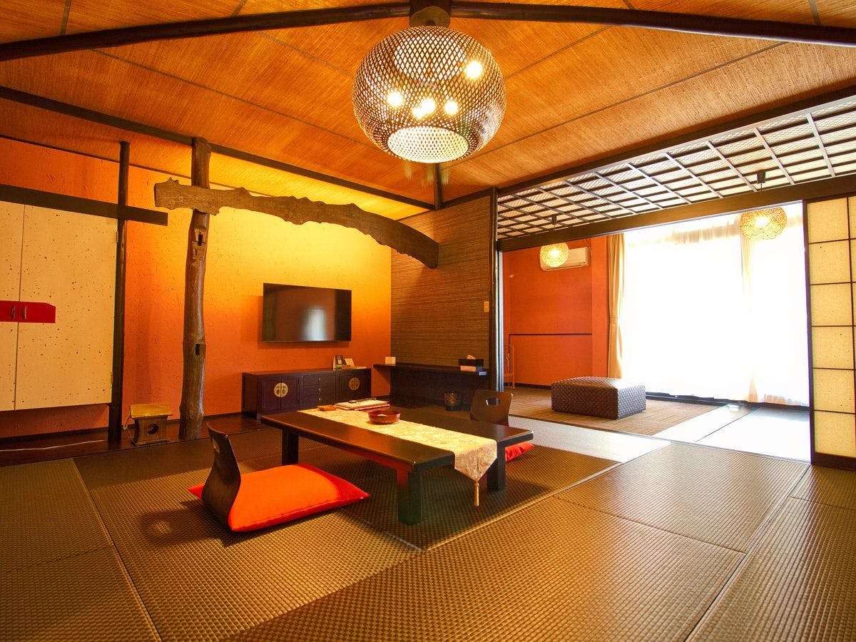 【Kutsurogi-an】Bilik gaya Jepun + ruang tidur (katil gaya Jepun di atas tatami)