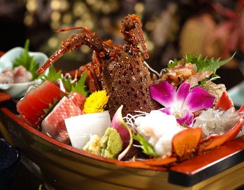 コース料理　季節のお造り盛り　一例