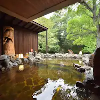 大浴場「河神之湯」露天浴池