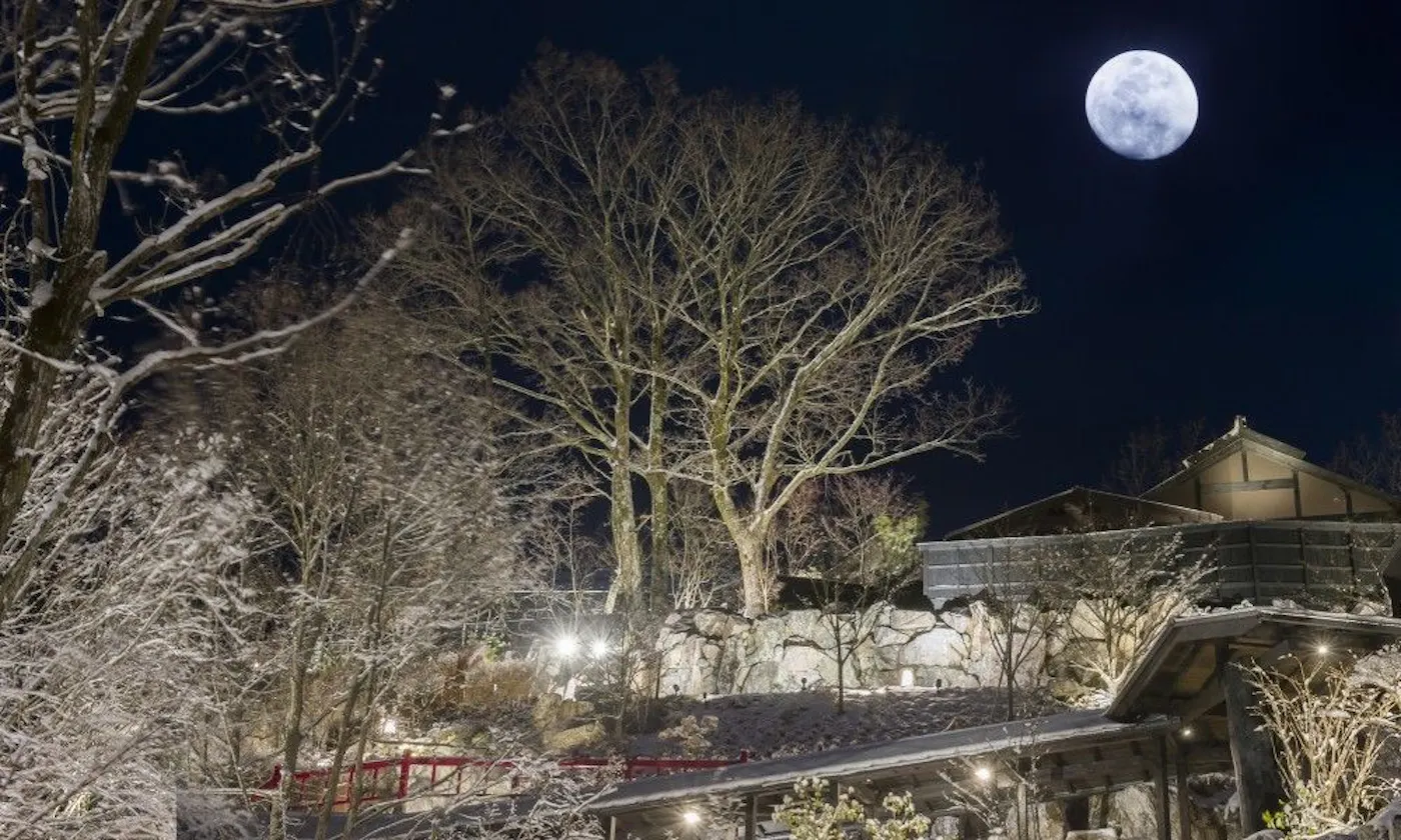 月洸樹 黒川:月夜の景色