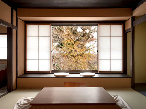 ทิวทัศน์ฤดูหนาวของห้องหลักของมัตสึคาเซะ