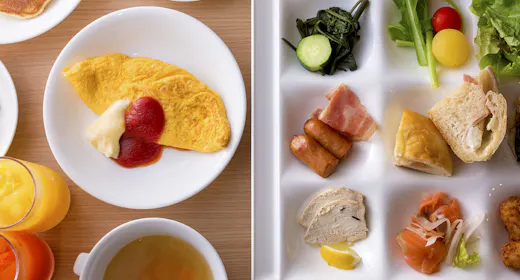 【1泊朝食付】人気の「フレンチトースト」ほか、豊かな朝を彩るビュッフェと温泉で癒しの一日