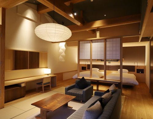 【離れ】三処石のしつらい 「と」の音