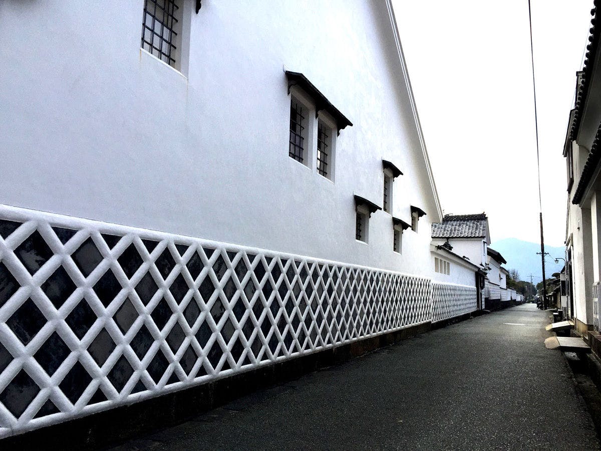 世界遺產「萩城下町」。