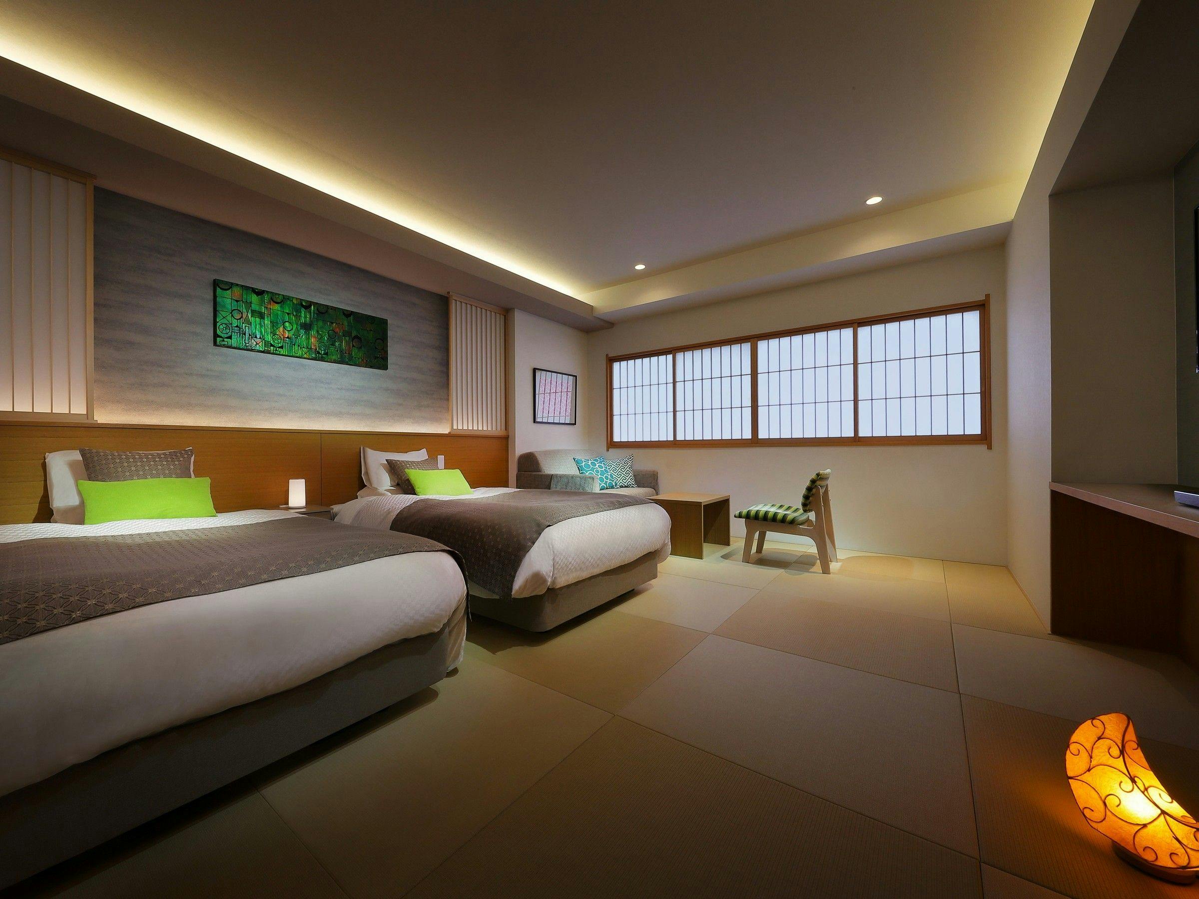 일본식 모던 트윈 금연실 (예시)